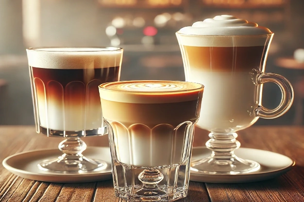 Macchiato latte cappuccino différence