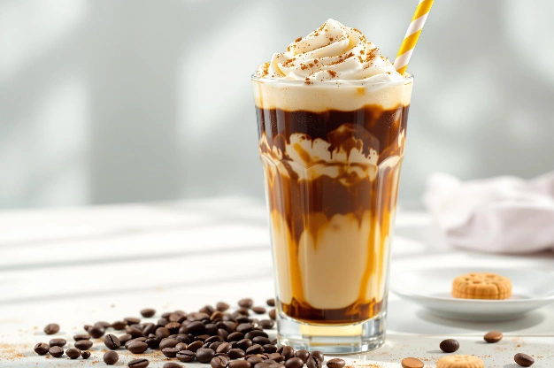 café frappé orgeat