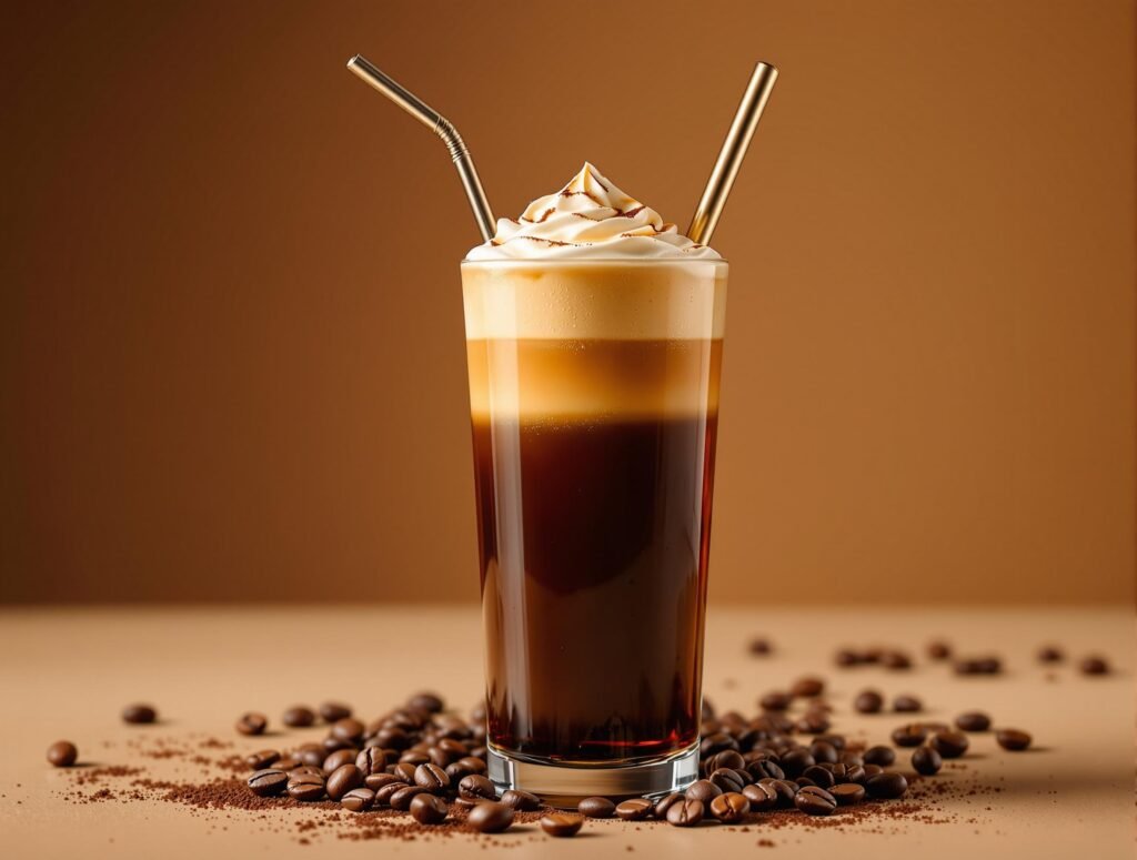café frappé avec vrai café