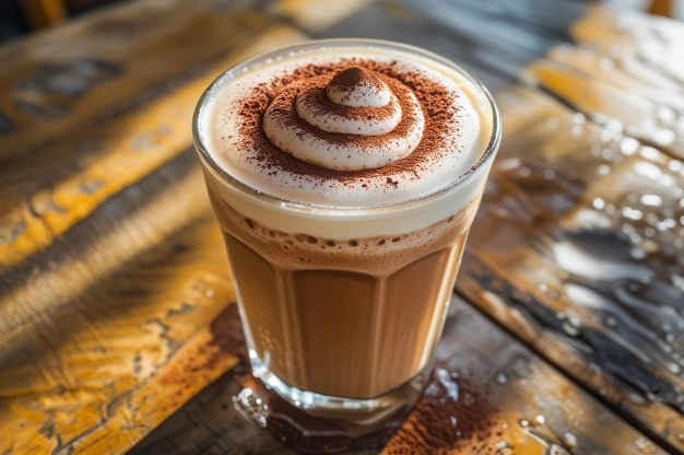 recette café frappé healthy